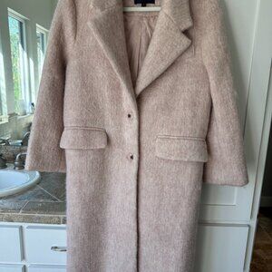 Anthropologie Grey Lab Woman Oversize Longline Wool Blend Coat,  XS